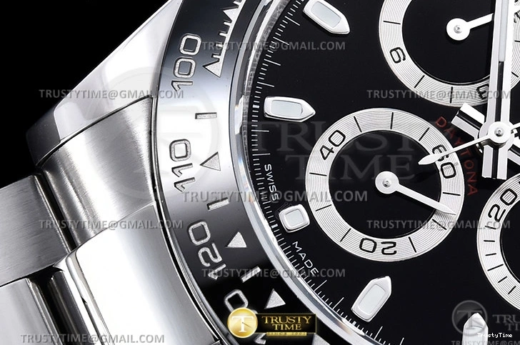 0505 Upgraded ROLDYT0348B – Daytona 116500 CER SS Black 904L BTF Asia 947